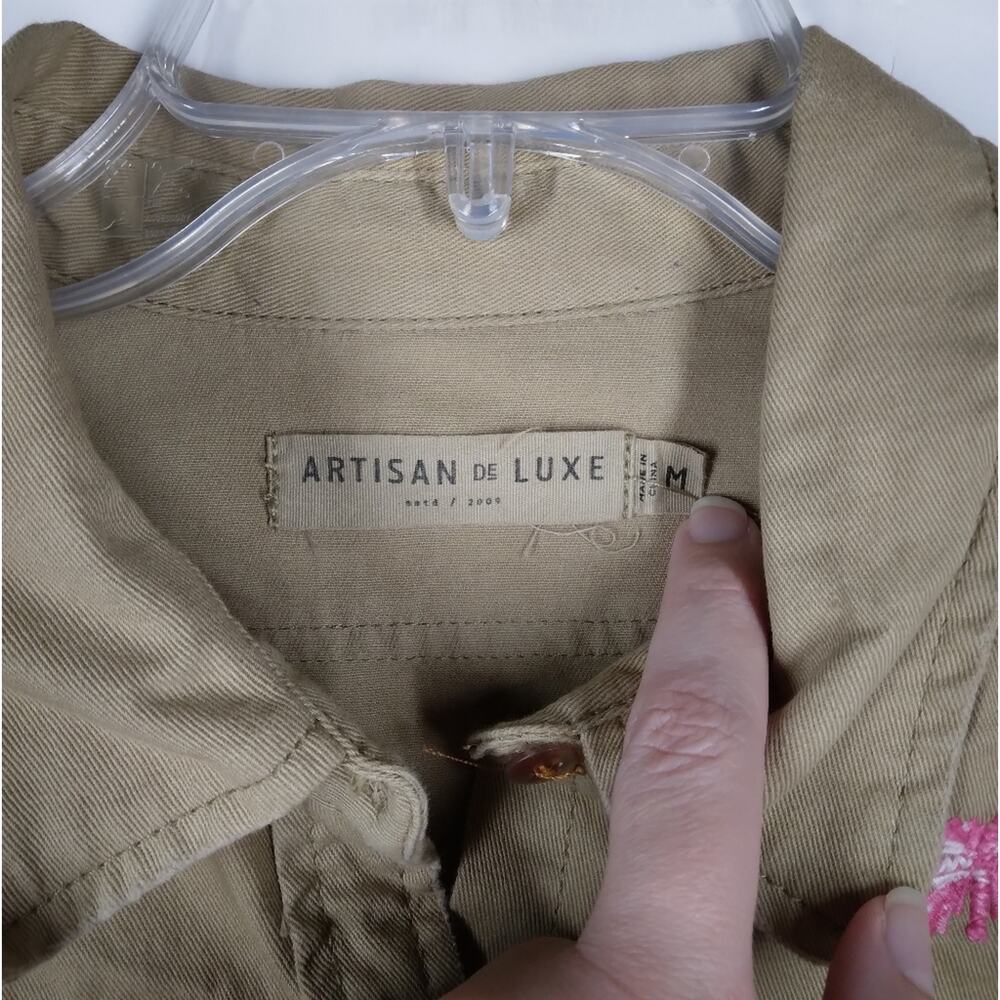 Artisan de Luxe Embroidered Button Front Jacket size Medium - Picture 6 of 6